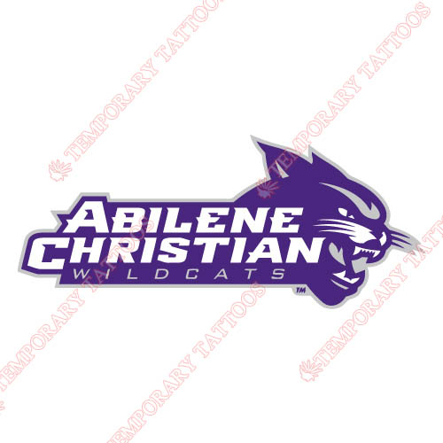 Abilene Christian Wildcats 2013-Pres Alternate Customize Temporary Tattoos Stickers NO.3679